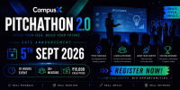 PITCHATHON 2.0 - An 10hours Pitch Event Startup Pitching Competition Poster